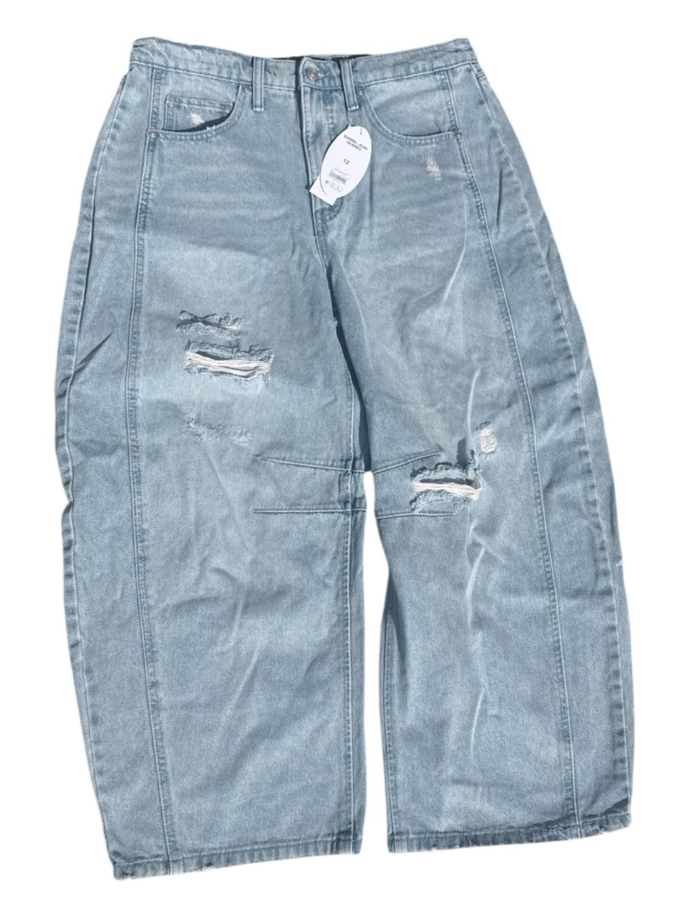 SCOOP high rise barrel ankle jeans size 12 BRAND NEW